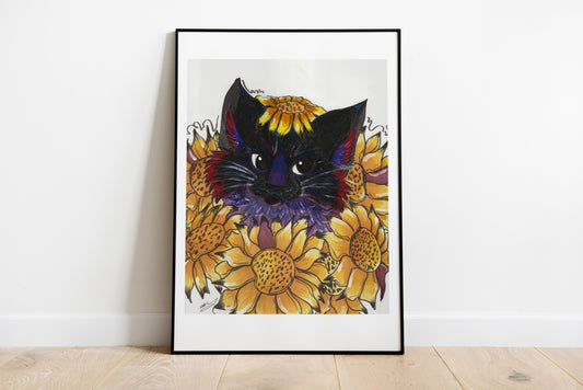 Sunflower Kitty | Original